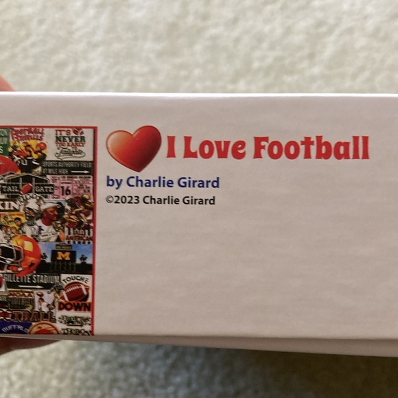 White Mountain Puzzle I love football - Picture 4 of 6
